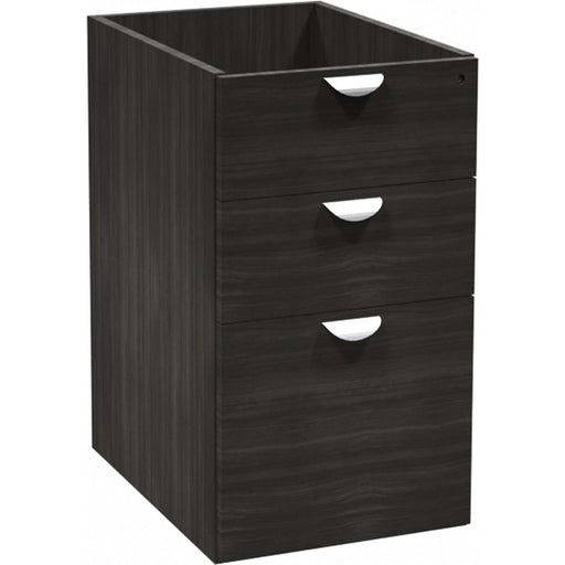 Heartwood Innovations Grey Dusk Laminate Desking Pedestal - 3-Drawer - The Supply Room
