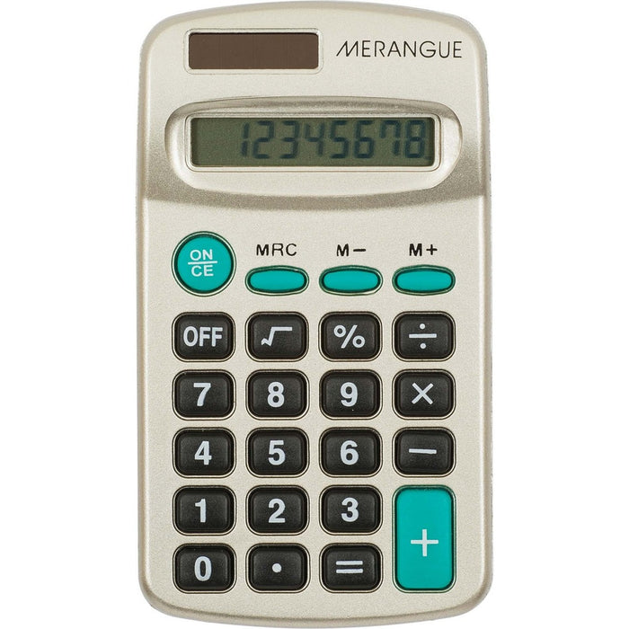 Merangue 8-Digit Handheld Calculator