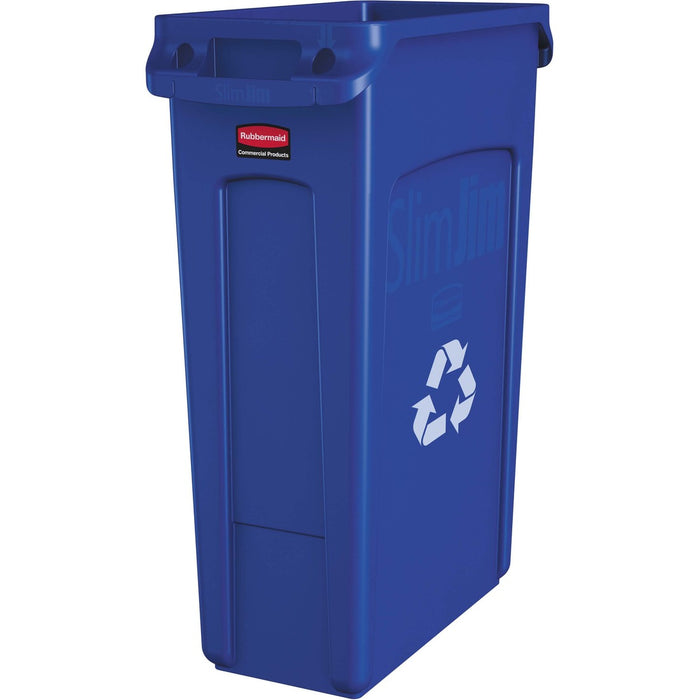 Rubbermaid Commercial Slim Jim Venting Recycling Container