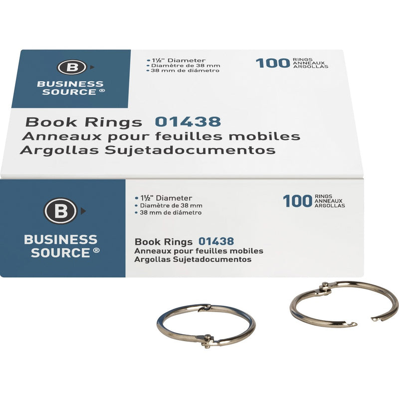 Business Source Standard Book Rings - The Supply Room