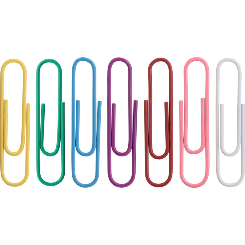 Business Source Vinyl-coated Gem Clips - Jumbo 2" - 250/box