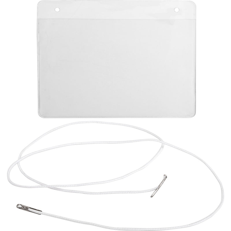 Business Source Elastic Cord Hanging Name Badges
