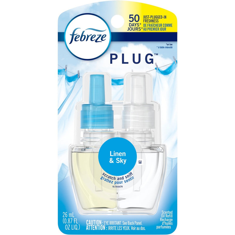Febreze Plug Linen/Sky Refill