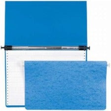 Acco ACCOHide Data Binders - 67P Blue, 11" x 8-1/2" Sheet Size, 10-1/2" Center