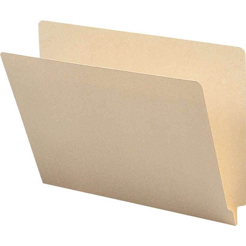 Business Source 1-Ply Straight-cut End Tab Folders