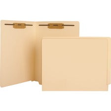 Business Source 11 Point Manila Fastener Folders