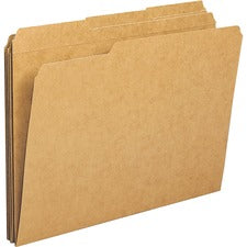 Business Source 1/3-cut Tab Heavy Weight Kraft File Folders