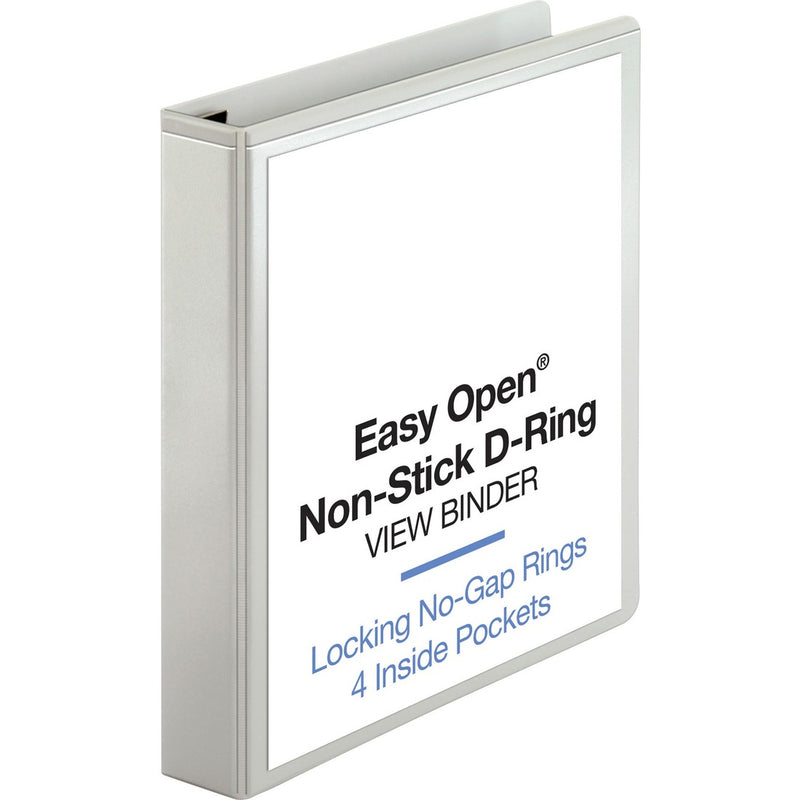 Business Source Locking D-Ring View Binder - The Supply Room