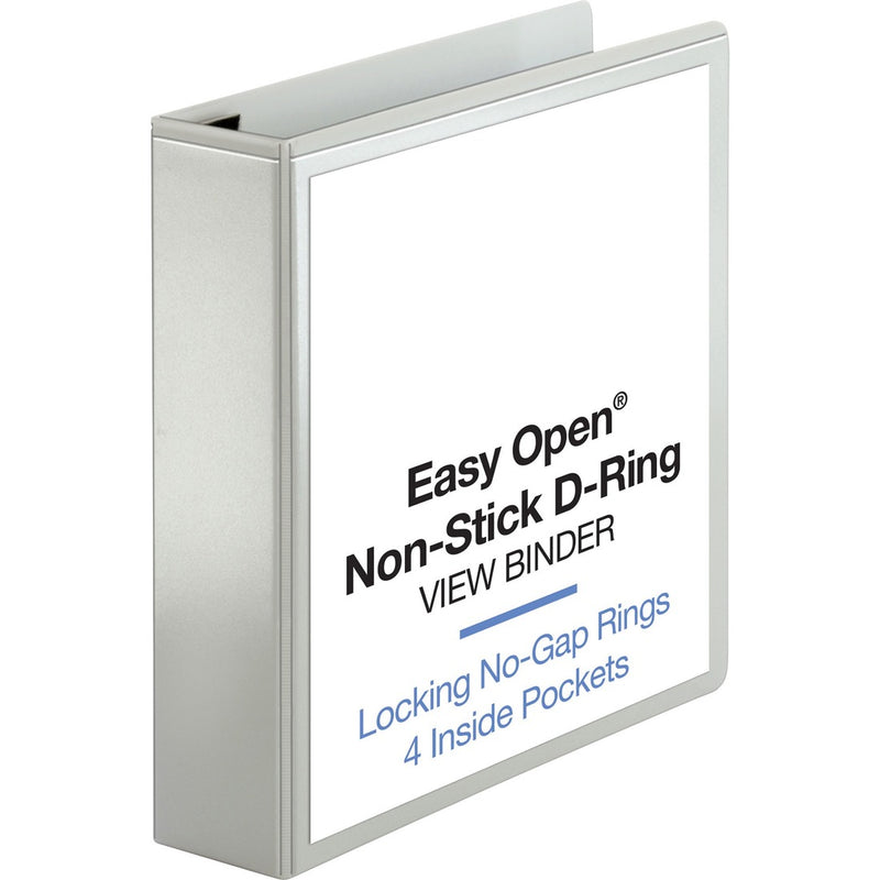 Business Source Locking D-Ring View Binder - The Supply Room