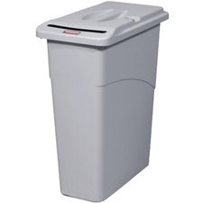 Rubbermaid Slim Jim Confidential with Lid 87.1l/ 23 Gal Light Gray