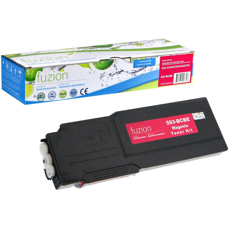 fuzion Remanufactured Toner Cartridge - Alternative for Dell 593-BBZZ - Magenta