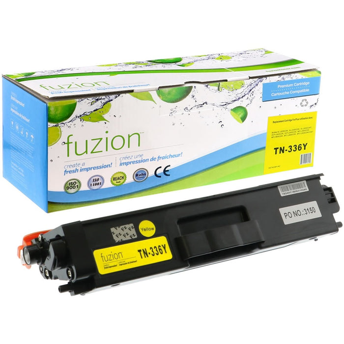 fuzion Remanufactured Toner Cartridge - Alternative for Brother TN336 - Yellow
