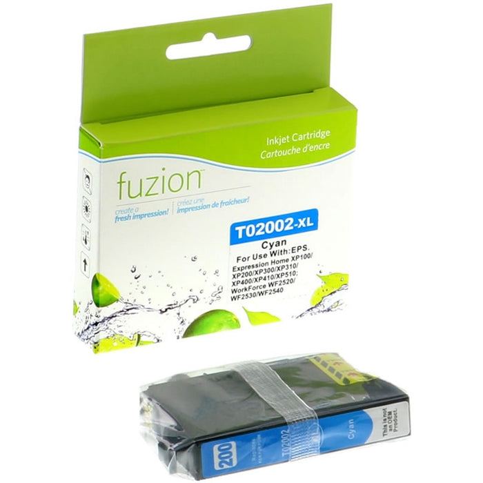 fuzion Remanufactured Ink Cartridge - Alternative for Epson 200XL (T200XL220) - Cyan