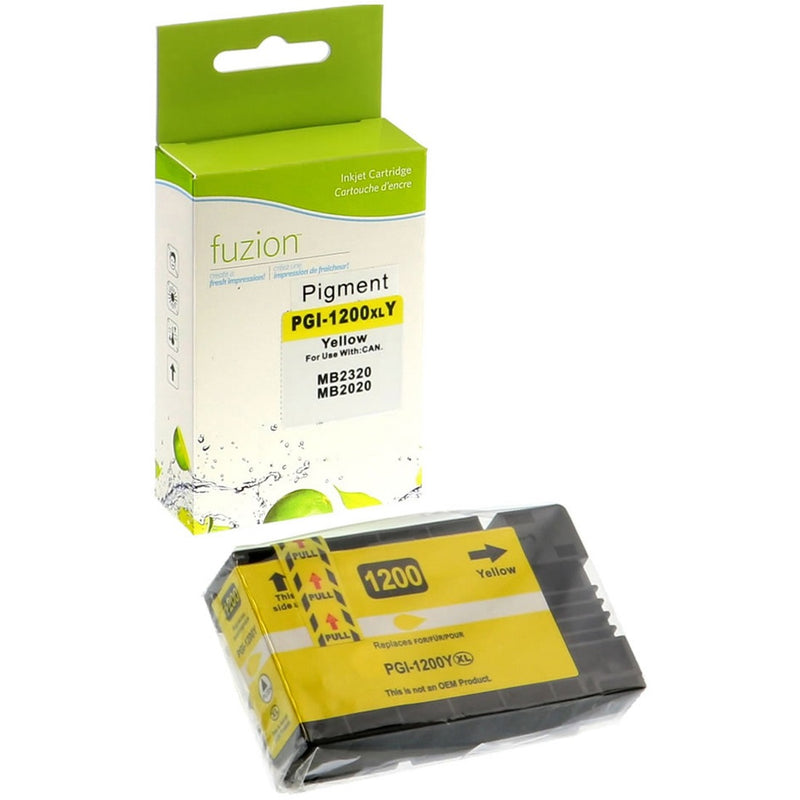 fuzion Remanufactured Ink Cartridge - Alternative for Canon PGI-1200XL - Yellow