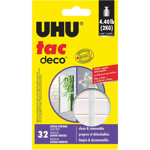 UHU Tac Deco Extra Strong Adhesive Putty Pads - The Supply Room