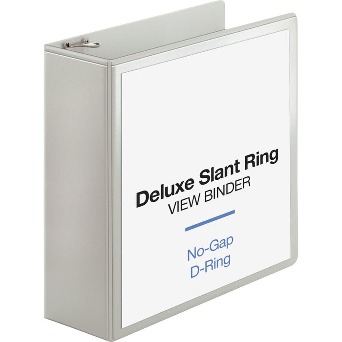 Business Source Slant 4" D-ring Presentation Binder