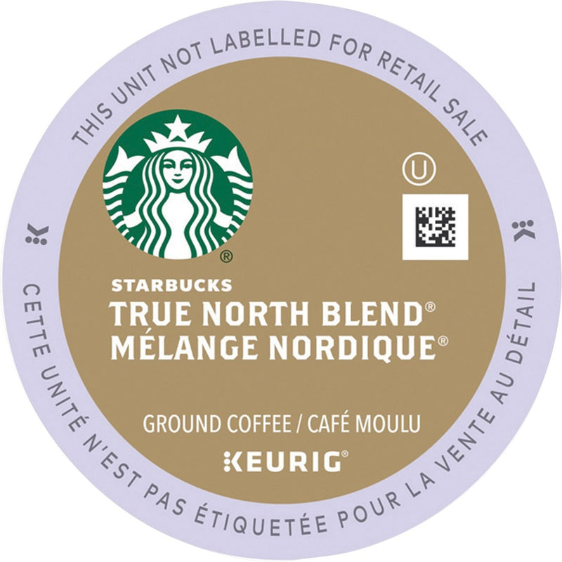 Starbucks K-Cup True North Blend Coffee Compatible with Keurig K-Cup Brewer - Blonde - Per Pod - K-Cup - 24 / Box