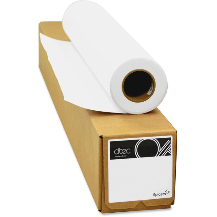 dtec Copy & Multipurpose Paper - 24" x 150 ft - 24 lb Basis Weight - Matte - White