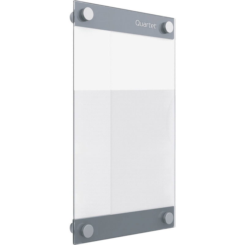Quartet Infinity Magnetic Customizable Glass Board, 8.5" x 11"