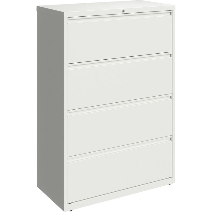 Lorell 36" White Lateral File - 4-Drawer