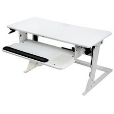 3M Sir/Stand Desk White