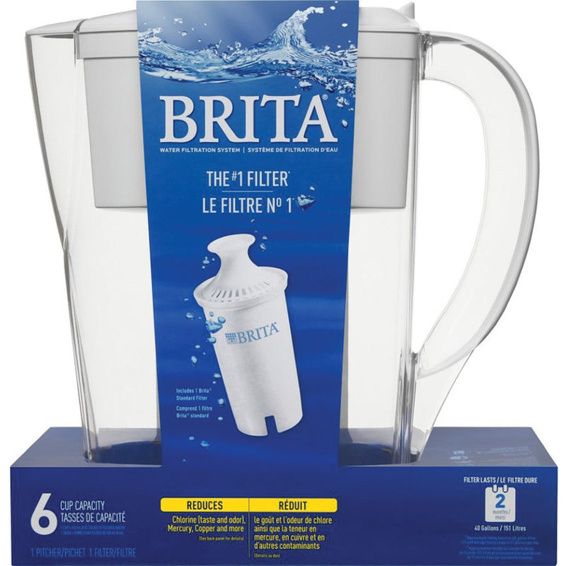 Brita Space Saver Water Filter Pitcher - The Supply Room