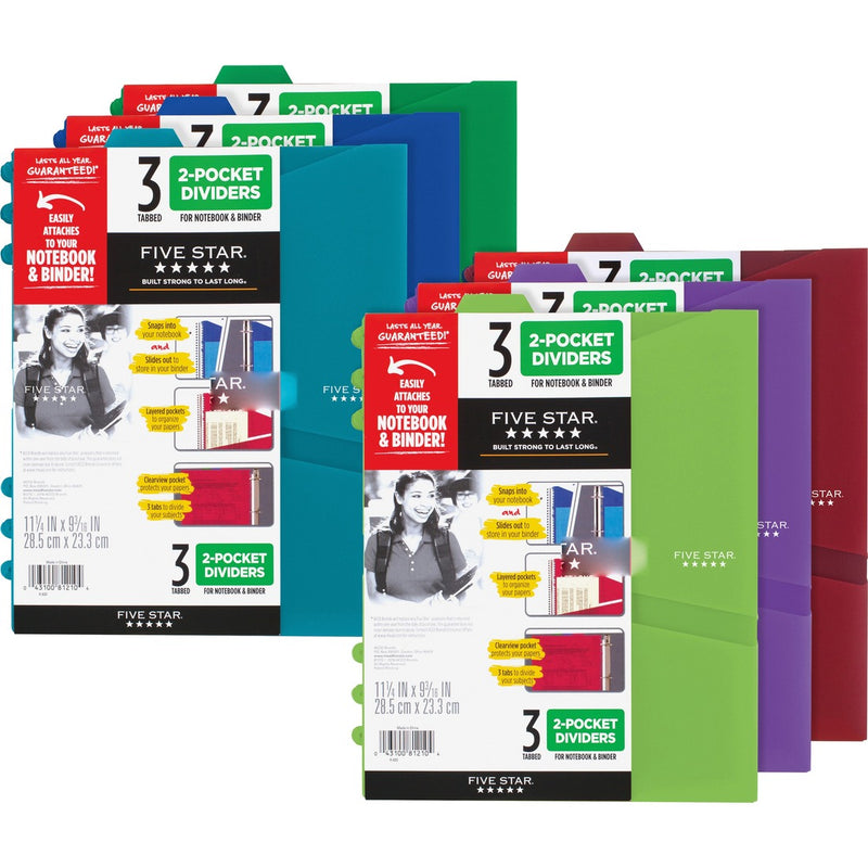 Five Star Notebook Pocket Divider