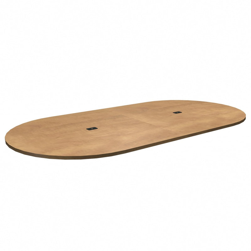 Heartwood Sugar Maple Laminate Racetrack Tabletop - The Supply Room