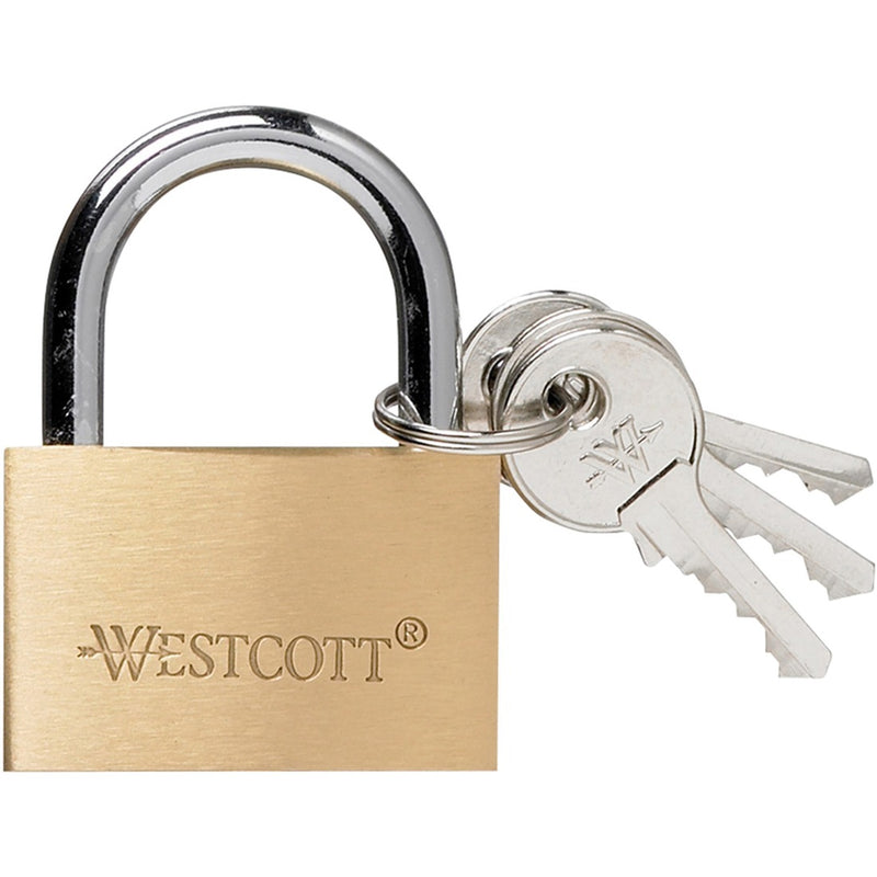 Westcott Brass Padlock - The Supply Room