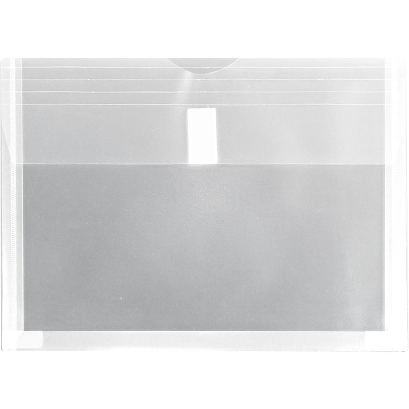 Winnable Standard Poly Envelope - Document - 11 4/5" (299.72 mm) Width x 8 3/4" (222.25 mm) Length - Hook & Loop - 1 Each - Clear