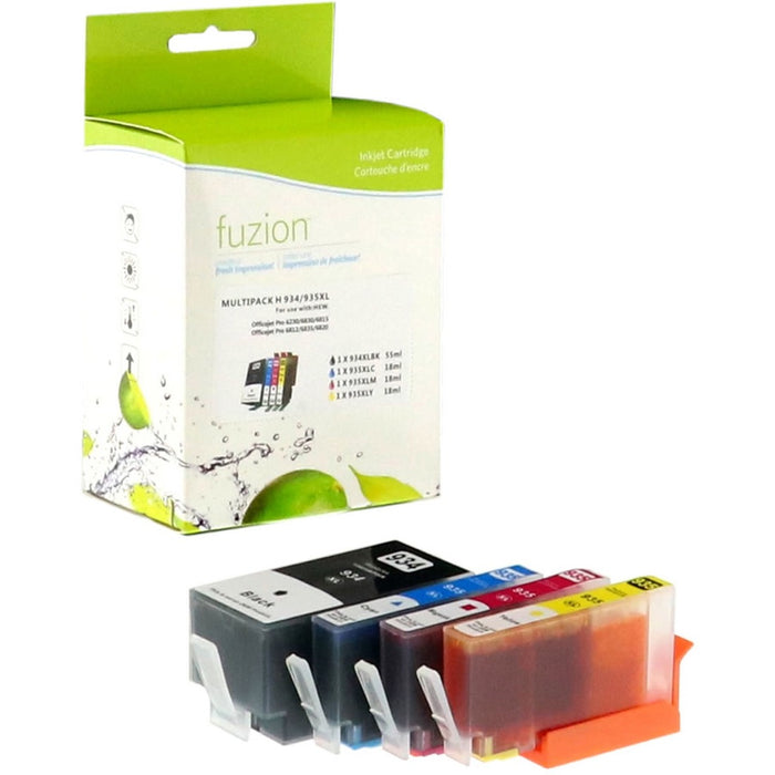 fuzion Ink Cartridge - Alternative for HP 934XL - Black, Cyan, Magenta, Yellow
