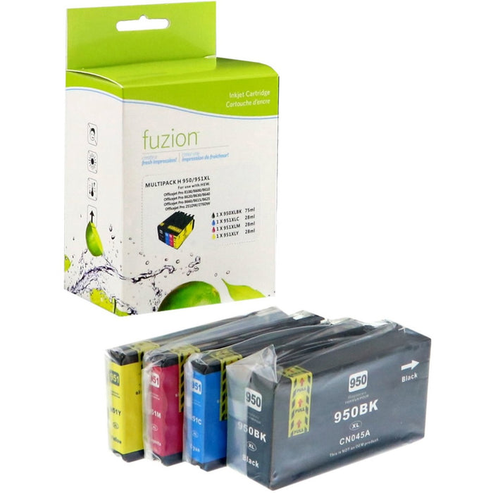 fuzion Ink Cartridge - Alternative for HP 950XL - Black, Cyan, Magenta, Yellow