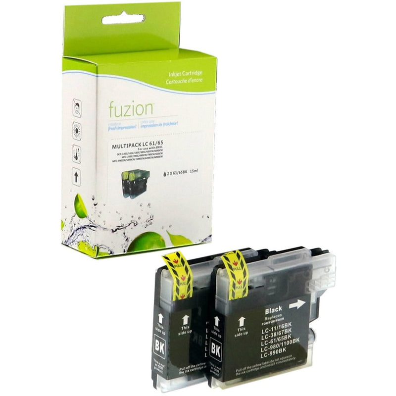 fuzion Ink Cartridge - Alternative for Brother LC61 - Black