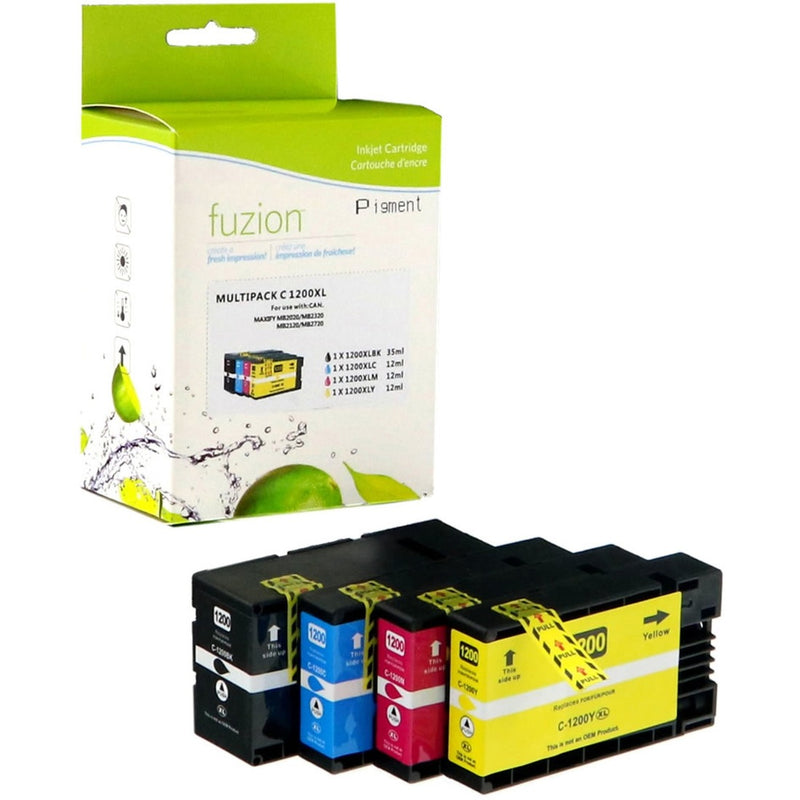 fuzion Ink Cartridge - Alternative for Canon PGI1200XL - Black, Cyan, Magenta, Yellow