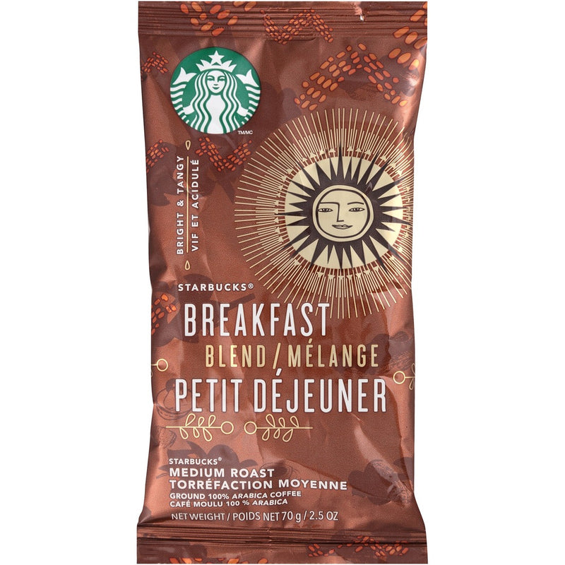 Starbucks Breakfast Blend Ground Coffee Packets