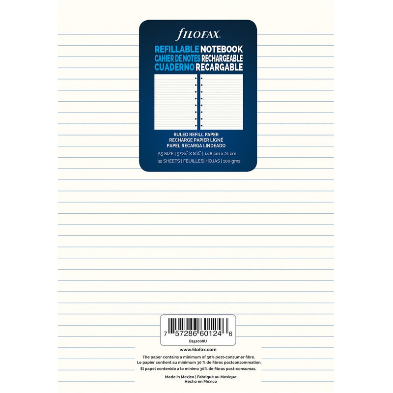 Filofax A5 Notebook Refill