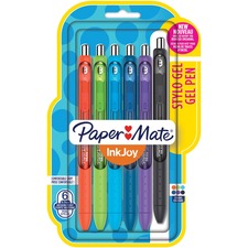 Paper Mate InkJoy® Gel Retractable Ballpoint Pens - 0.7 mm - 6/Pack