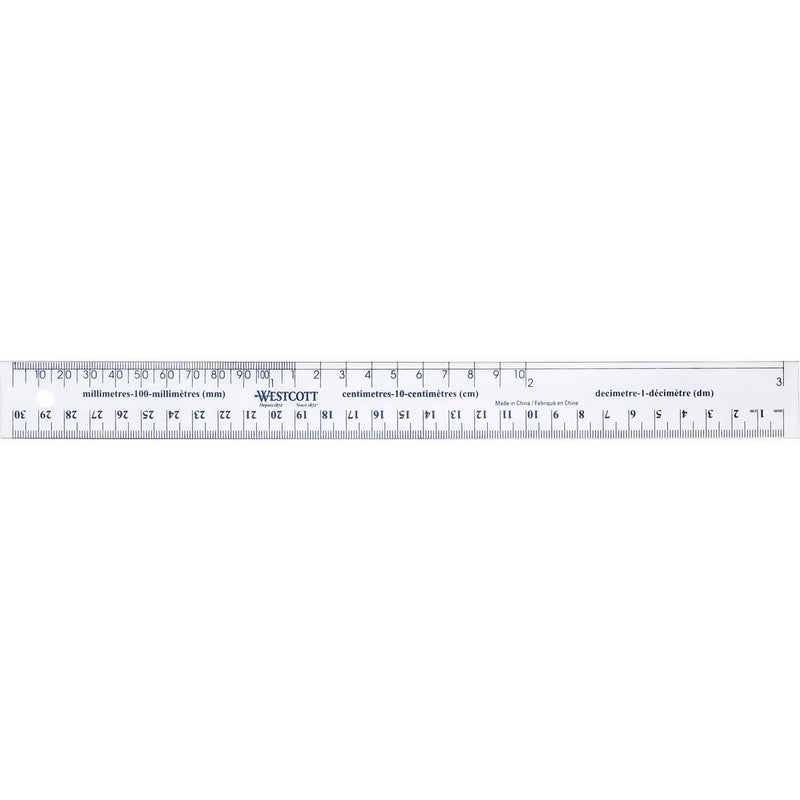 Westcott 30cm Flexible Vinyl Ruler