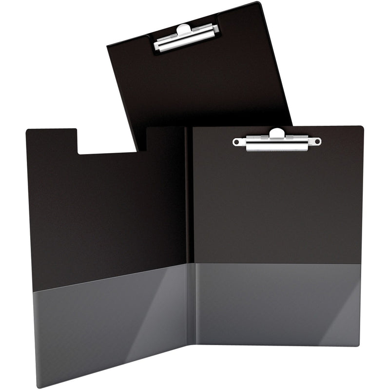Davis Clipboard 8 1/2" Width x 14" Length - Alligator Clip - Vinyl - Black - 1 Each