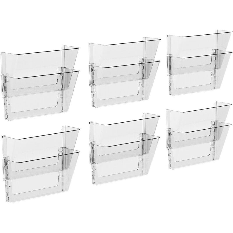 Storex Snap and Stack Wall Pockets Files, Letter