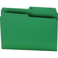 Offix Reversible Coloured File Folders - Letter - 8 1/2" x 11" Sheet Size - 1/2 Tab Cut - 10.5 pt. Folder Thickness