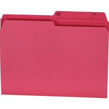 Offix Reversible Coloured File Folders - Letter - 8 1/2" x 11" Sheet Size - 1/2 Tab Cut - 10.5 pt. Folder Thickness