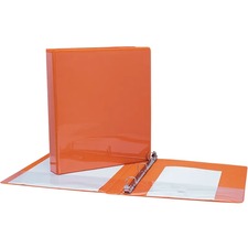 Geocan 1" Presentation Binder - Orange - The Supply Room