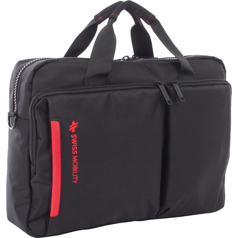 Swiss Mobility Carrying Case (Briefcase) for 15.6" Computer - Black