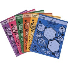 Louis Garneau Small Interlined (wide) Exercise Book - 9" x 7" - 32 Pages