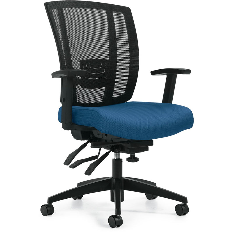 Offices To Go Avro | Upholstered Seat & Mesh Back Multi-Tilter