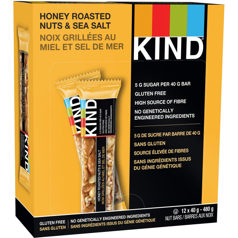 KIND Honey Roasted Nut and Sea Salt Bar