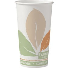Solo Bare By Eco-Forward Single Sided PLA (SSPLA) Paper Hot Cups