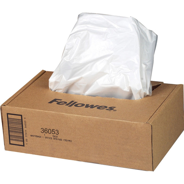 Fellowes Waste Bags for 99Ms, 90S , 99Ci, HS-440 and AutoMax&trade; 130C and 200C Shredders - The Supply Room
