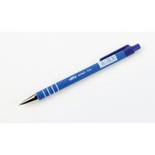 Offix Ballpoint Pen - Fine Pen Point - Blue - Rubberized Barrel